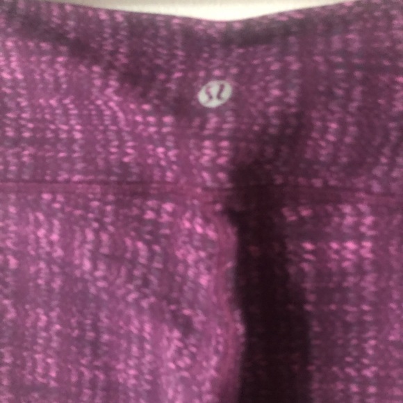 ❤️Lululemon Wunder Under Ziggy Wee Stretchy Leggings Purple Pink S - Picture 7 of 10